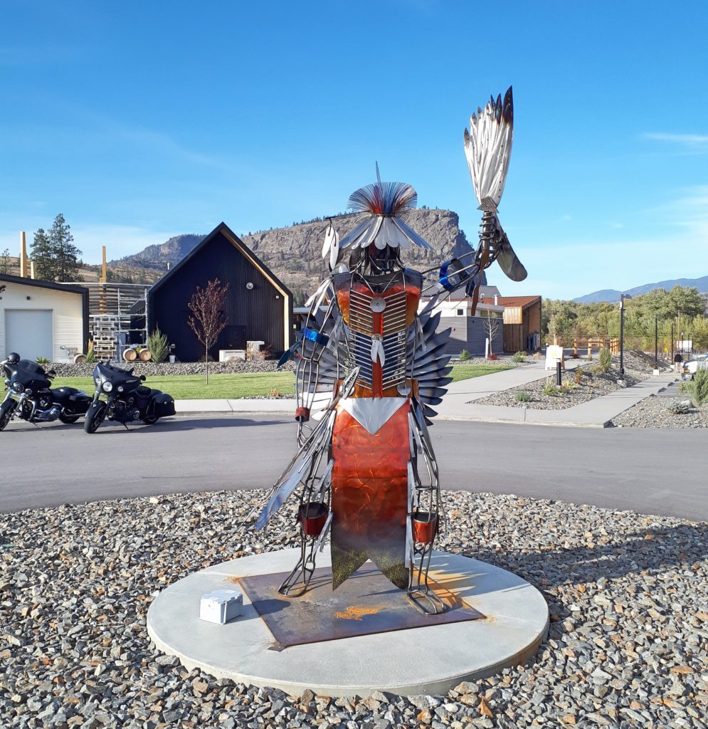 "Traditional Dancer" by Clint George and Rick Hamilton, District Wine Village