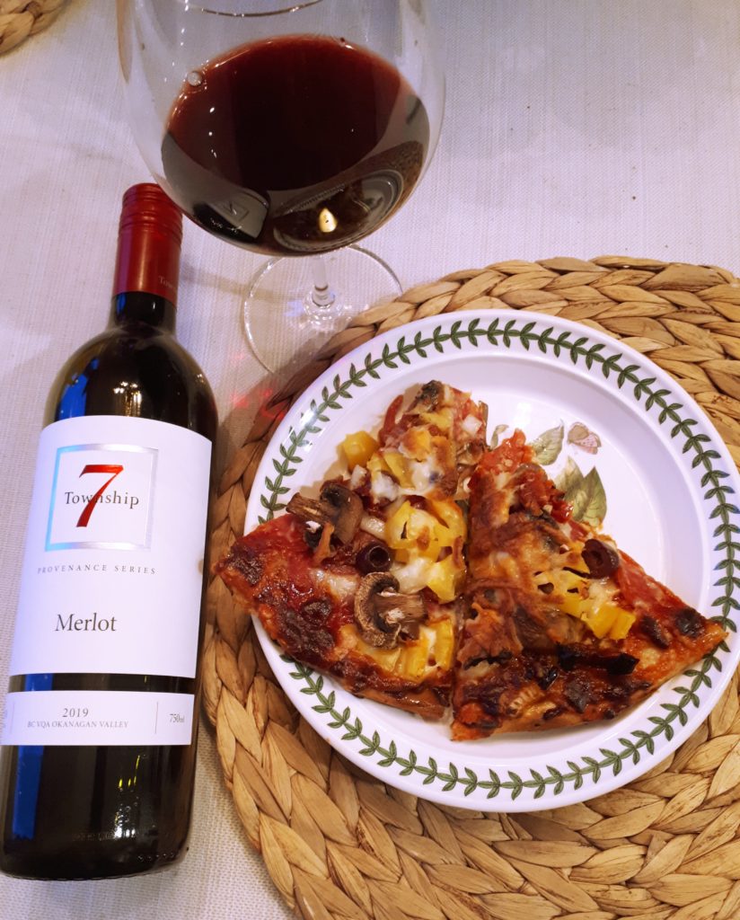 Township 7 Merlot and Pizza