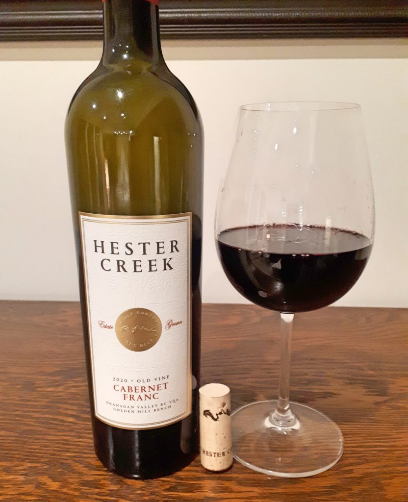 Hester Creek Old Vine Cabernet Franc 2020 ($27.99)