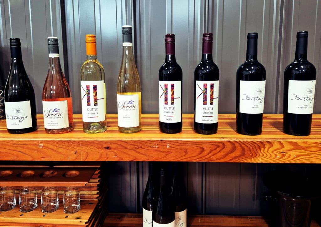 Bottega Wine Studio tasting room