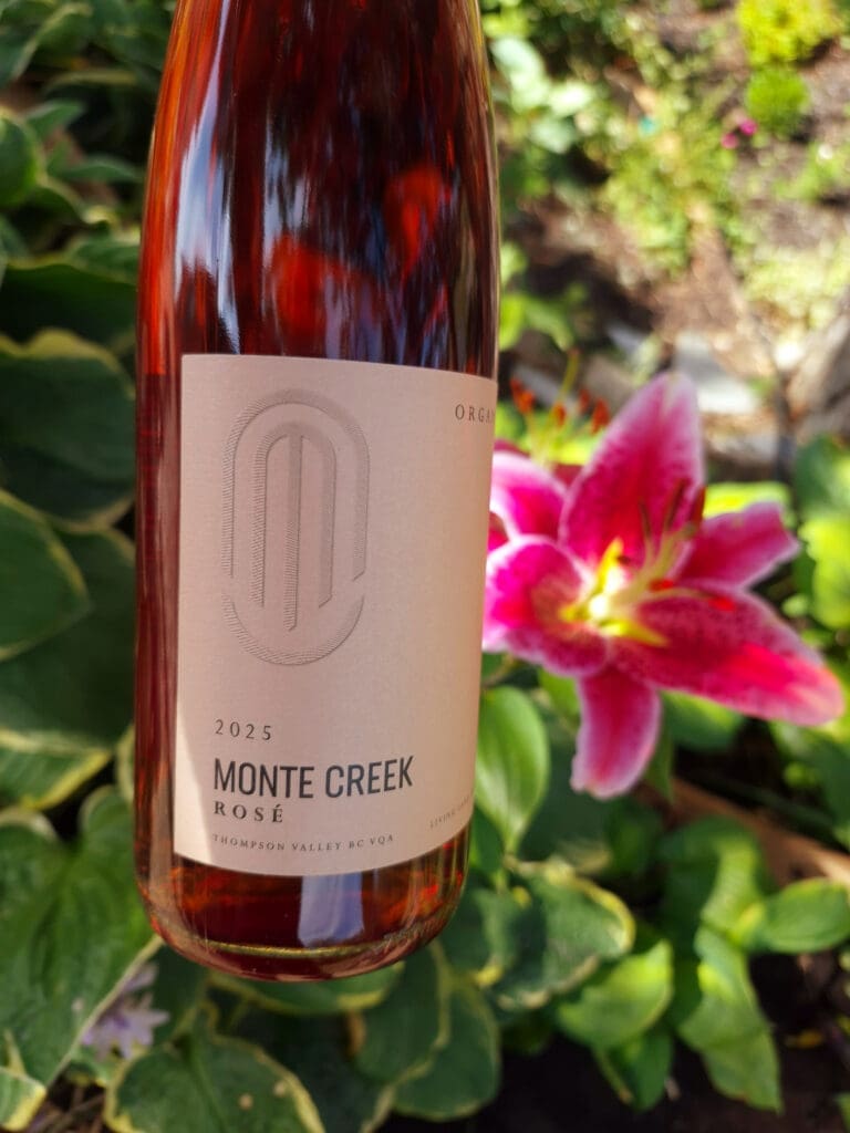 2025 Living Land Rosé Organic ($24.99) with Tiger Lilies