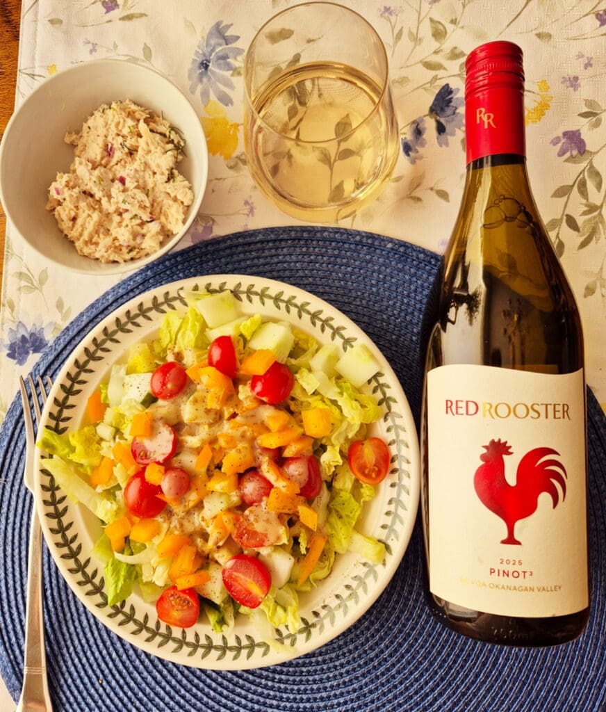 Red Rooster P3 with Tuna and Fresh Garden Salads
