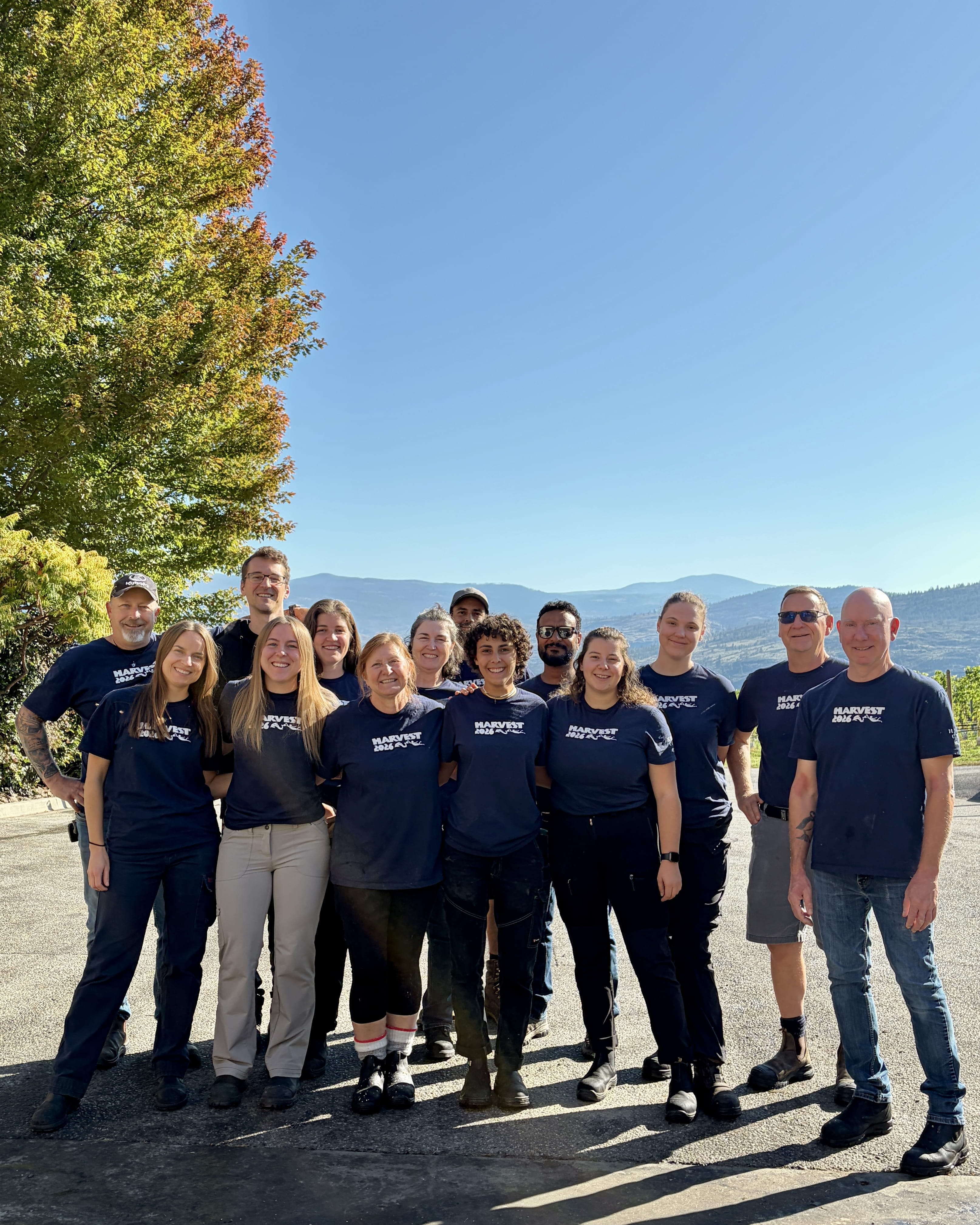 Hester Creek Harvest team