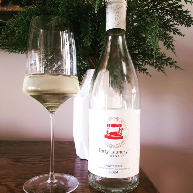 @dirtylaundry Pinot Gris 2024($21.99)

“100% Pinot Gris sourced from vineyards in the Yakima Valley, one of the oldest AVAs in Washington State. To retain crispness and minimize colour, juice is pressed off the skins right away and cold settled in a tank for a few days before fermentation begins. Fermentation temperatures stay relatively low to bring out interesting fruity esters and retain bright acidity. This is a well-rounded representation of the most planted varietal in Yakima and a favourite in the Dirty Laundry Winery line-up.” Mason Spink

Alcohol % 12.0 / pH 3.43/ TA 5.9 / RS 2.1

This easy-drinking, medium-bodied Pinot Gris offers delicate aromas of tropical fruit and honeydew melon. On the palate, vibrant Mandarin orange takes the lead, followed by lush ripe pear and subtle floral notes. Well-balanced with a crisp, refreshing finish. 91 Points.

#topshelf #yesbcwine #bcwine #foodielife #bcwinecountry #winecountry #wine #explorebc #explorebcwine #foodfriendly #winelover #wineblogger #shiptosip #BuyBC #bcwinelife #bcwinetrends #washington #bcwinetrends #craftedinbc #summerland #josephinenhütte #PinotGris